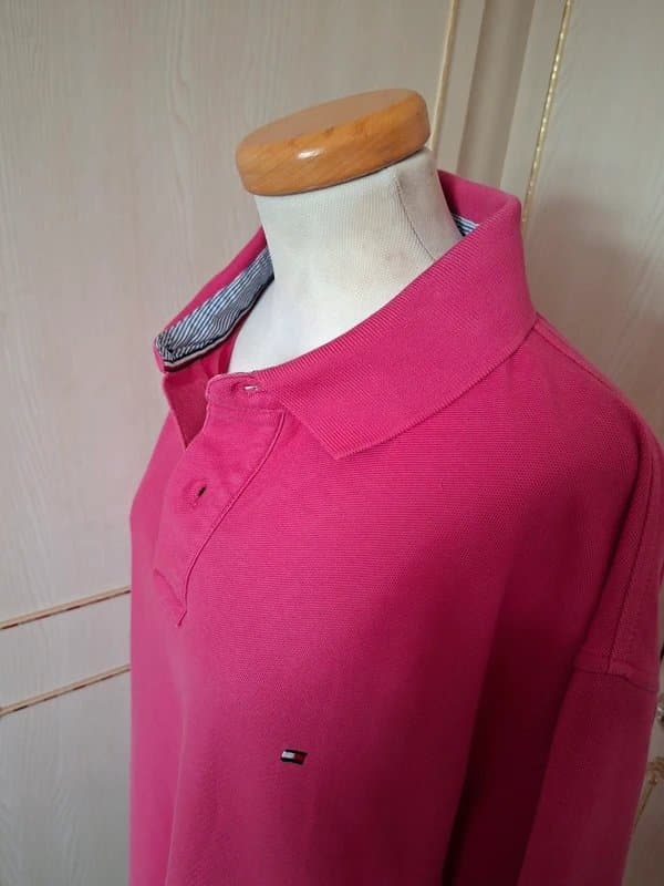 Tommy Hilfiger Tommy Hilfiger - Men's Pink  Polo Shirt Xl  Cotton Designer Summer Holiday Classic Logo
