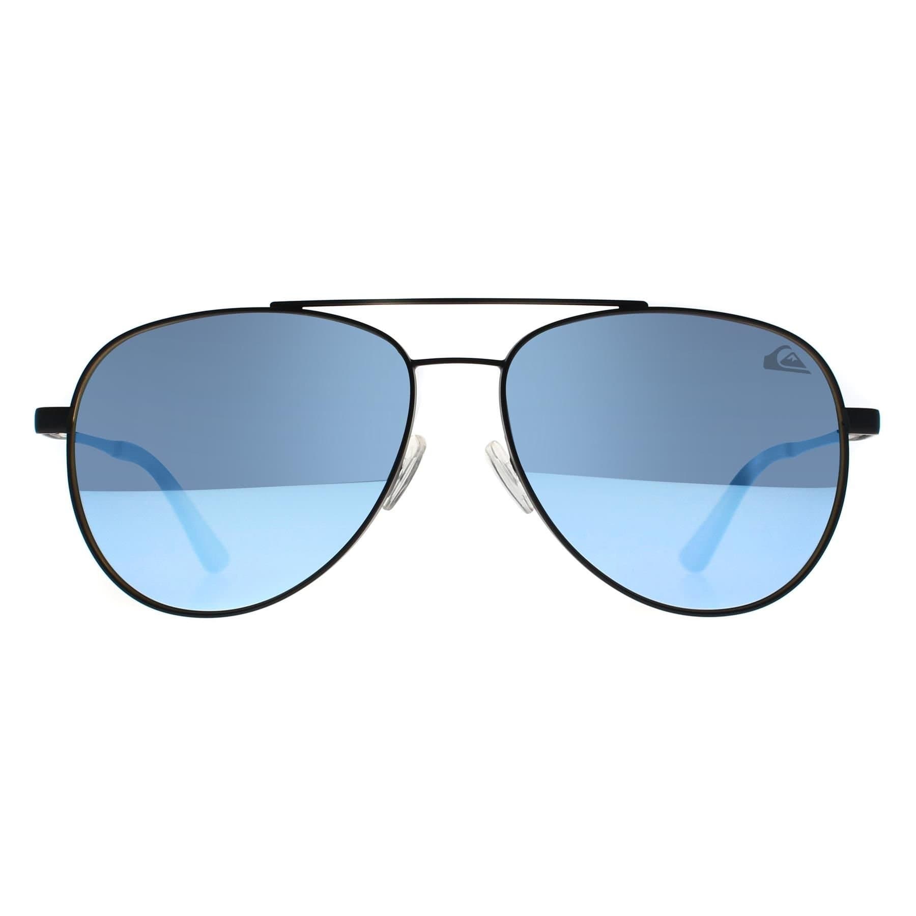Quiksilver Quiksilver Men's Aviator Black Blue Mirrored QS3006