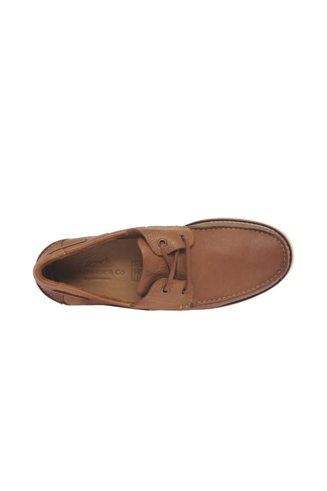 Anatomic & Co Anatomic & Co Men's 'Shore' Boat Shoes in Tan - 3