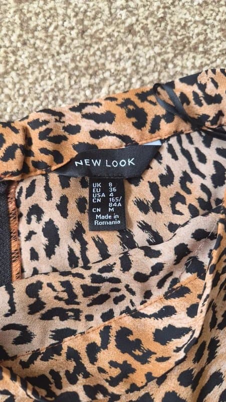 New Look Leopard Print Skirt