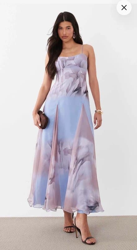 ASOS Asos Chiffon Dress UK8
