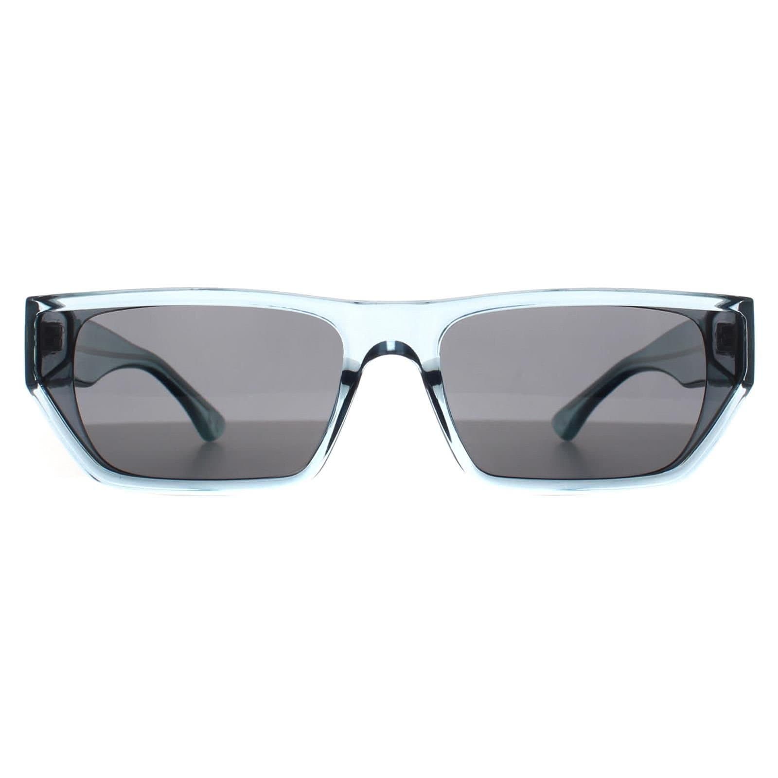 Prive Revaux Prive Revaux Women's Rectangle Ocean Blue Dark Grey Sunglasses