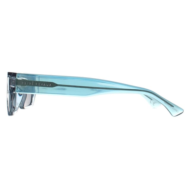 Prive Revaux Prive Revaux Women's Rectangle Ocean Blue Dark Grey Low Key - 3