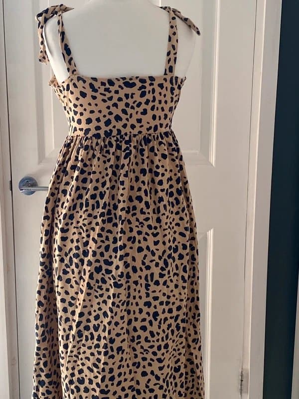 ASOS ASOS leopard midi dress