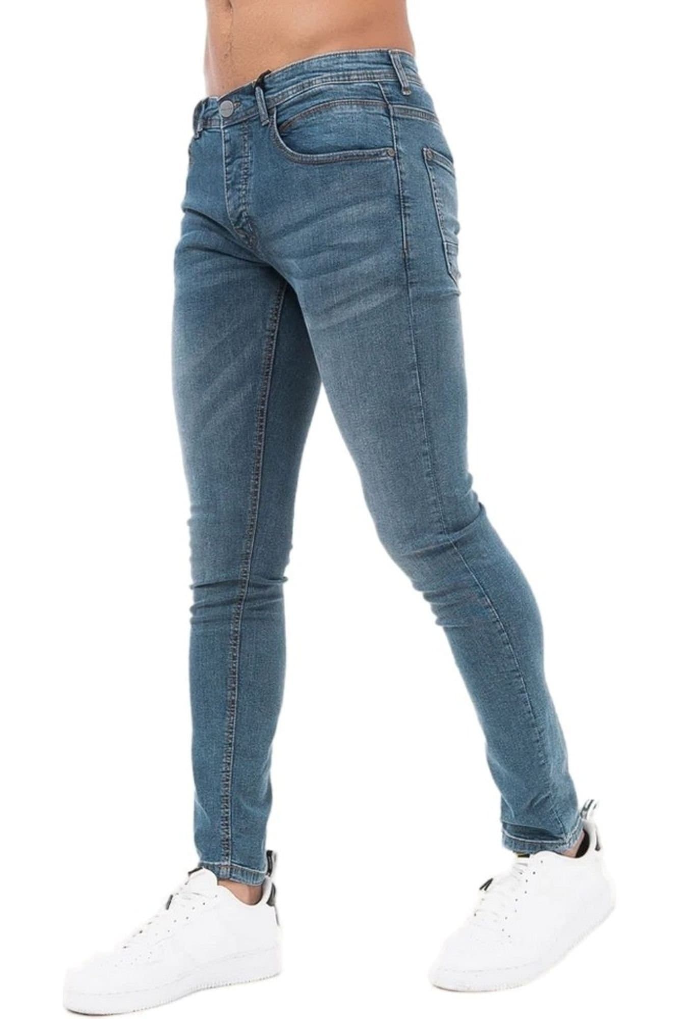 Born Rich Born Rich Men's Osmium Jeans in Dark Blue
