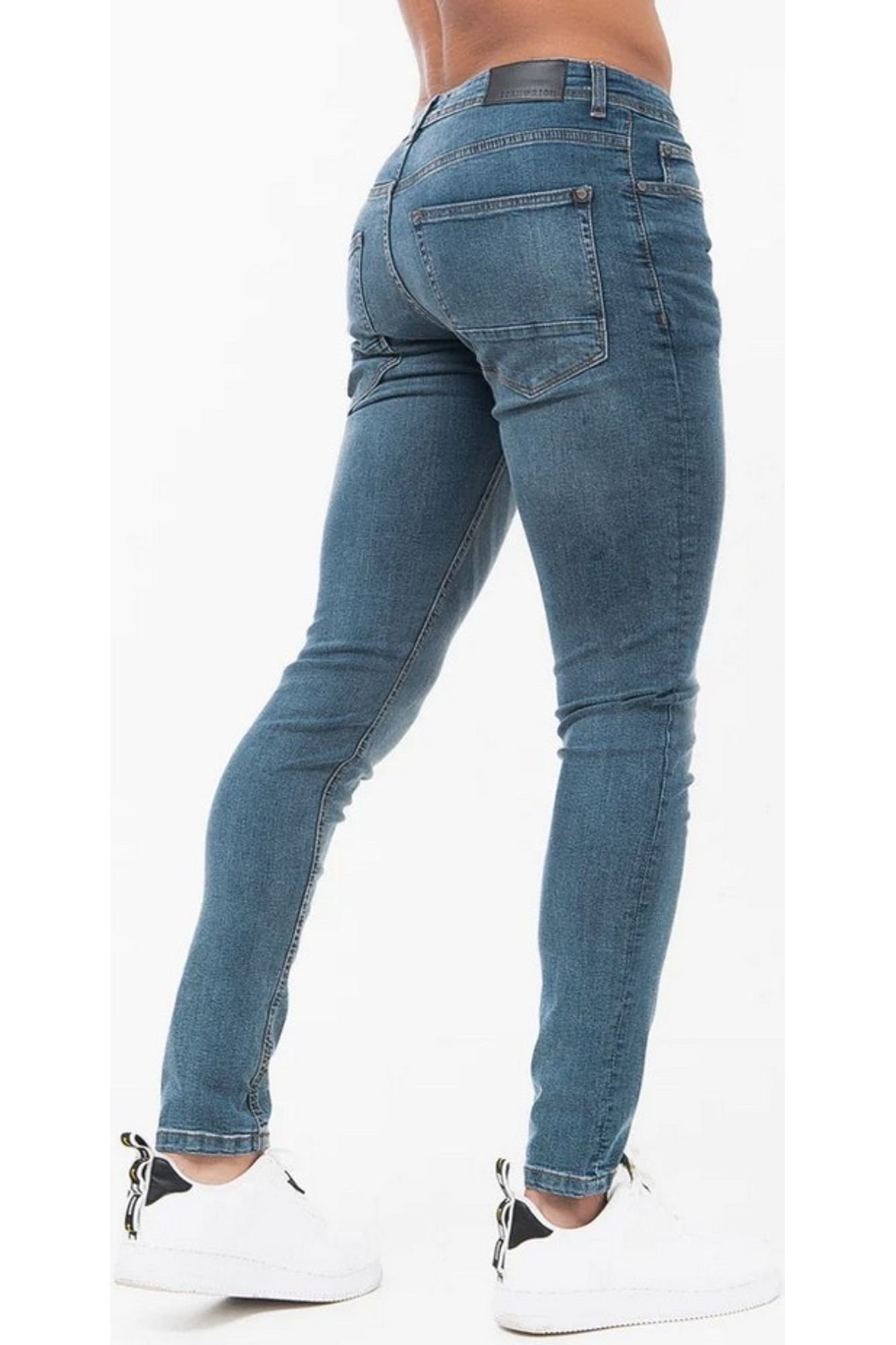 Born Rich Born Rich Men's Osmium Jeans in Dark Blue - 2