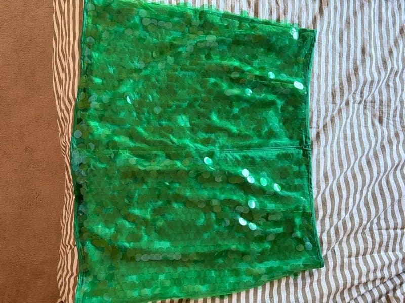 ASOS ASOS Edition Green Sequin Skirt