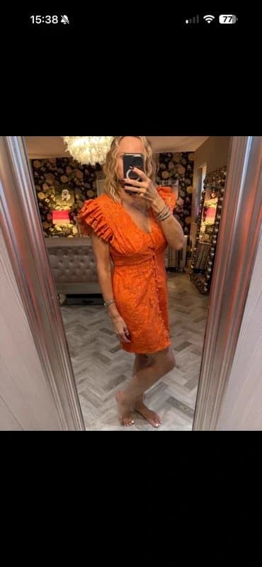 Never Fully Dressed Never Fully Dressed lace 2 part dress with under slip size 14