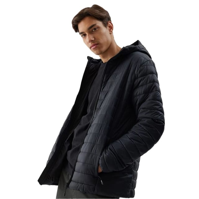 4F 4F Men's M240 Quilted Jacket in Black - 3