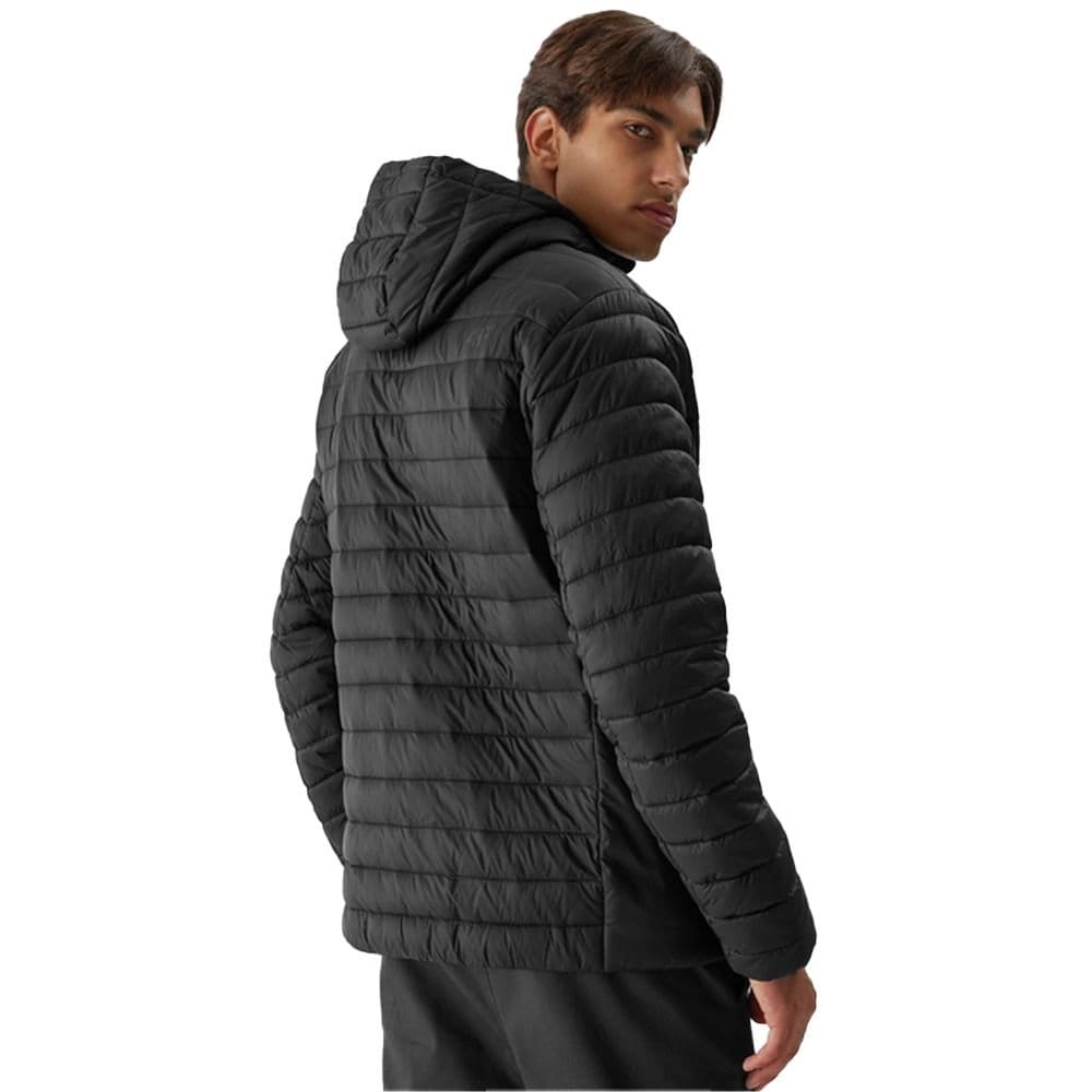 4F 4F Men's M240 Quilted Jacket in Black - 4