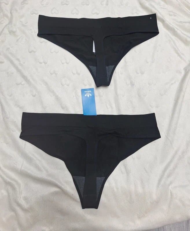 adidas New Adidas womens 2 pack thongs size 24-26 XXL ladies underwear sports pants briefs gf wifes gift