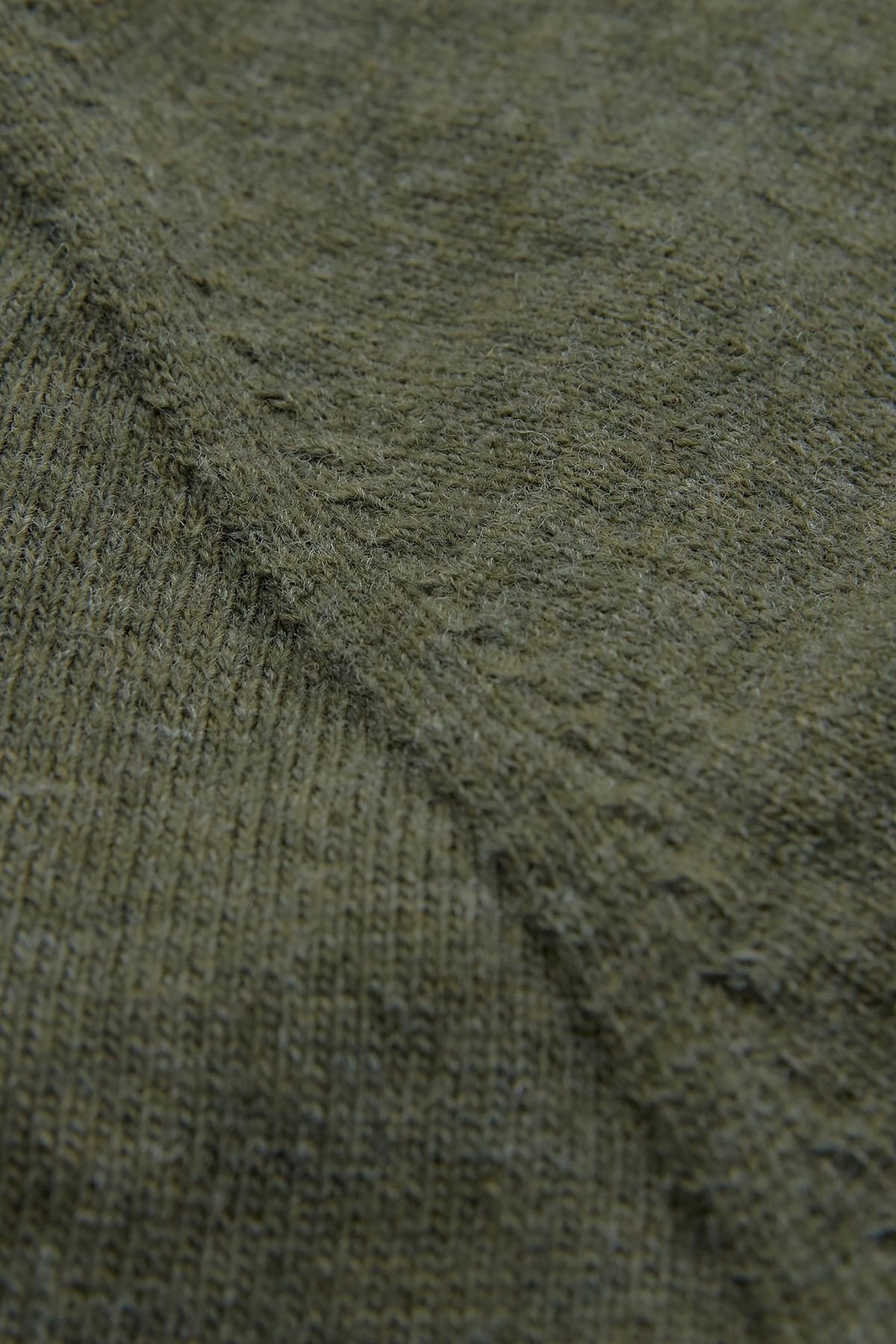 Celtic & Co Celtic & Co Women's Geelong Wool Slouch Turtleneck Sweater in Dark Olive - 4