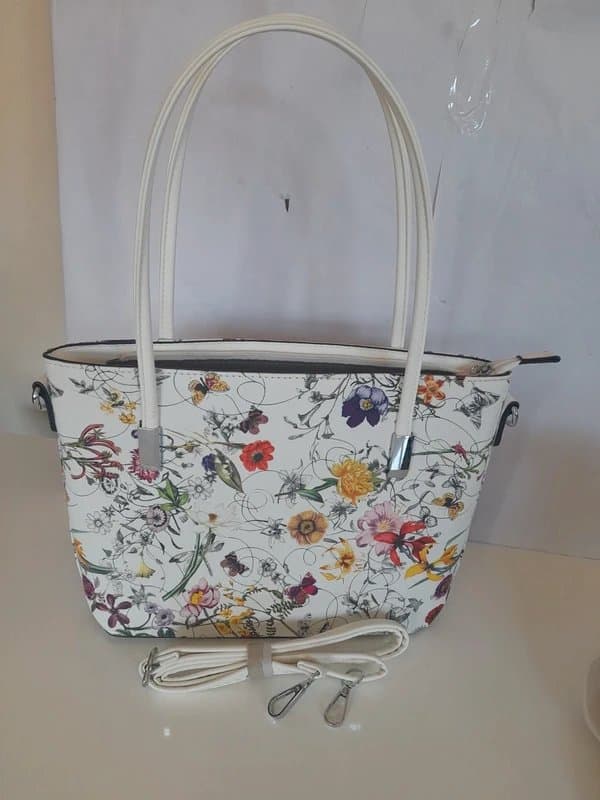 unbranded Boho chic vibrant floral handbag with shoulder strap