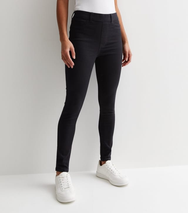 New Look Women's Petite Stay Black Mid Rise Lift & Shape Emilee Jeggings New Look - 3