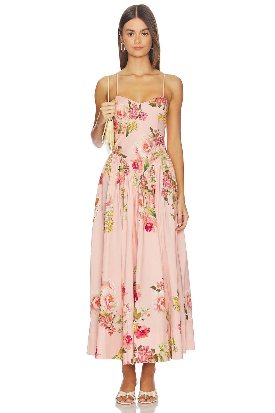 revolve Corseted Midi Dress