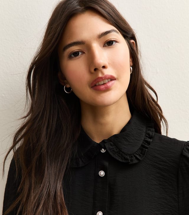 New Look Women's Black Tiered Shirt Mini Dress New Look - 3