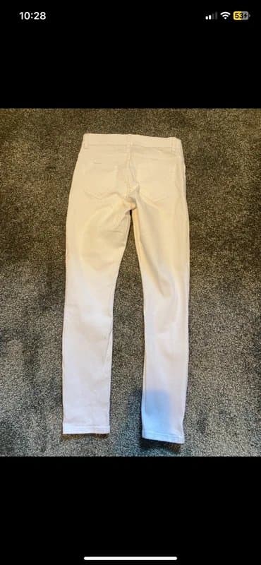 ASOS ASOS White Jeggings Skinny Jeans sz 8 L27 Great Condition