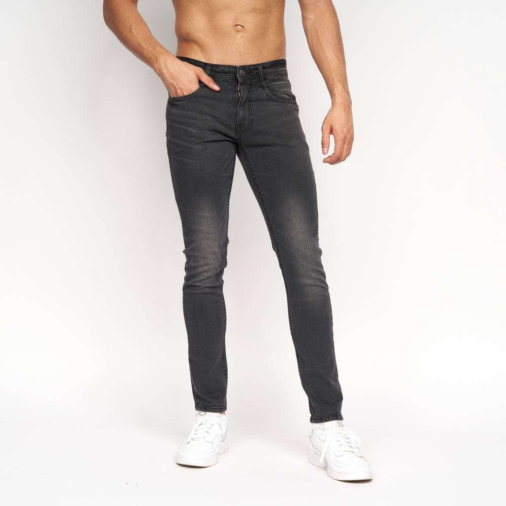 Duck&Cover Duck&Cover Maylead Men's Slim-Fit Five-Pocket Denim Jeans in Black - 4