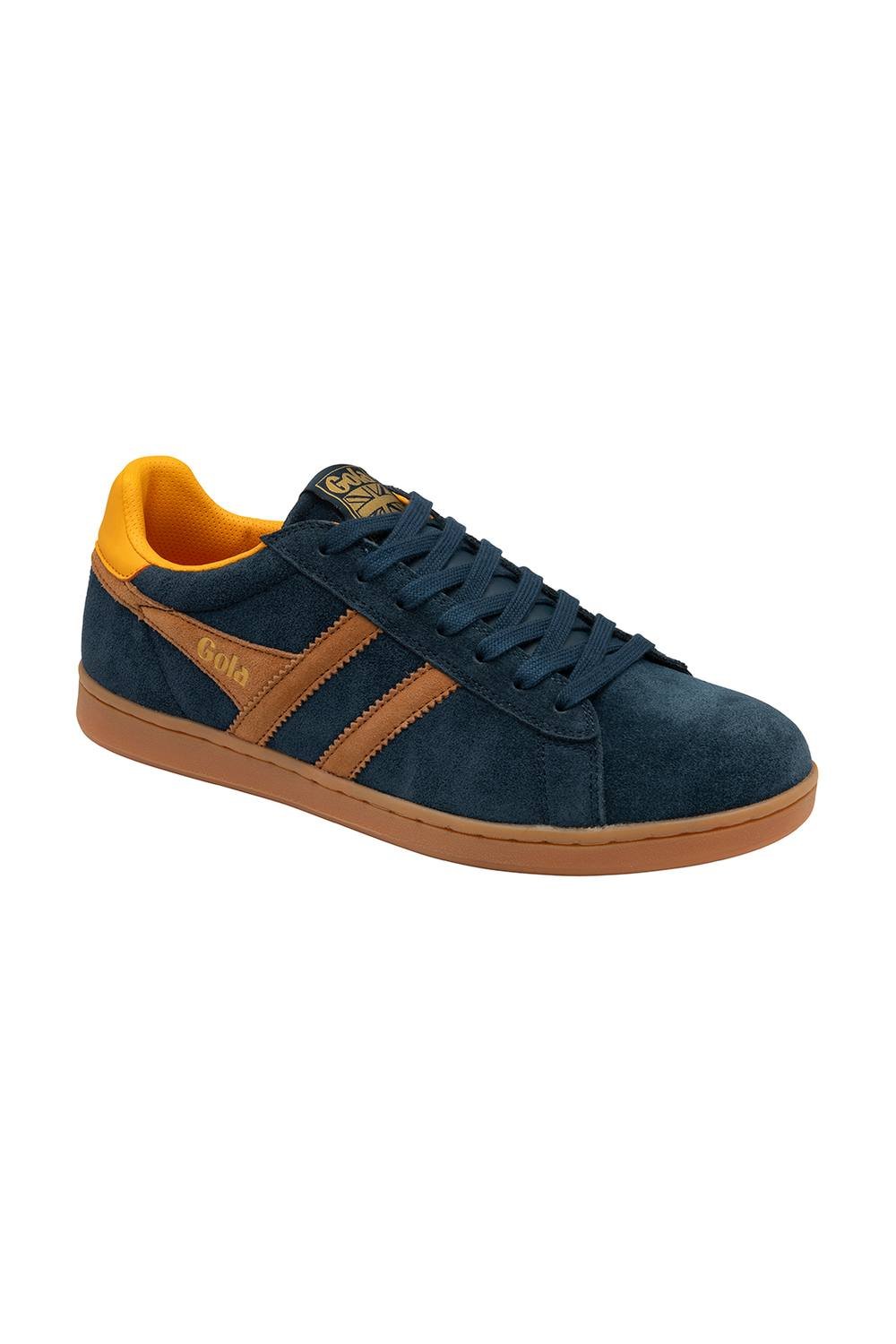 Gola Classics Gola Classics Men's 'Equipe Suede II' Suede Lace-Up Trainers in Navy - 4