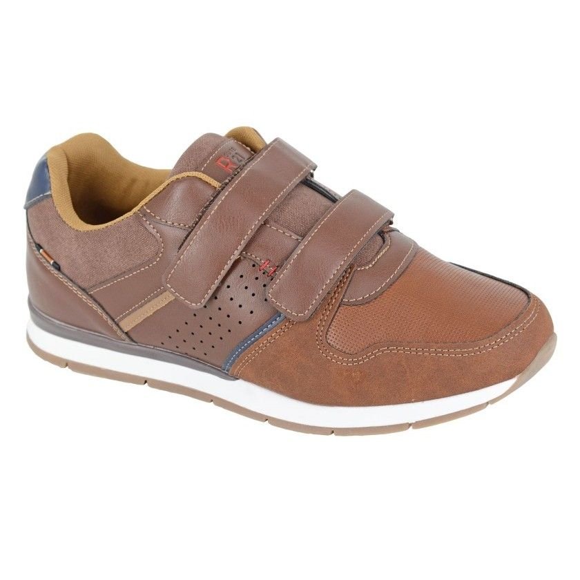 R21 R21 Men's Synthetic Nubuck Trainers in Brown - 2