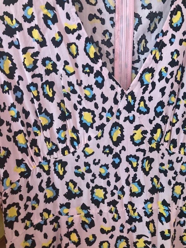 Never Fully Dressed Never fully dressed petal pink animal print maxi 10