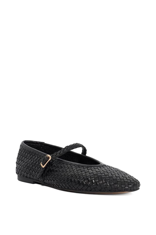 Dune London Dune London Women's 'Headliner' Leather Ballet Pumps in Black - 2