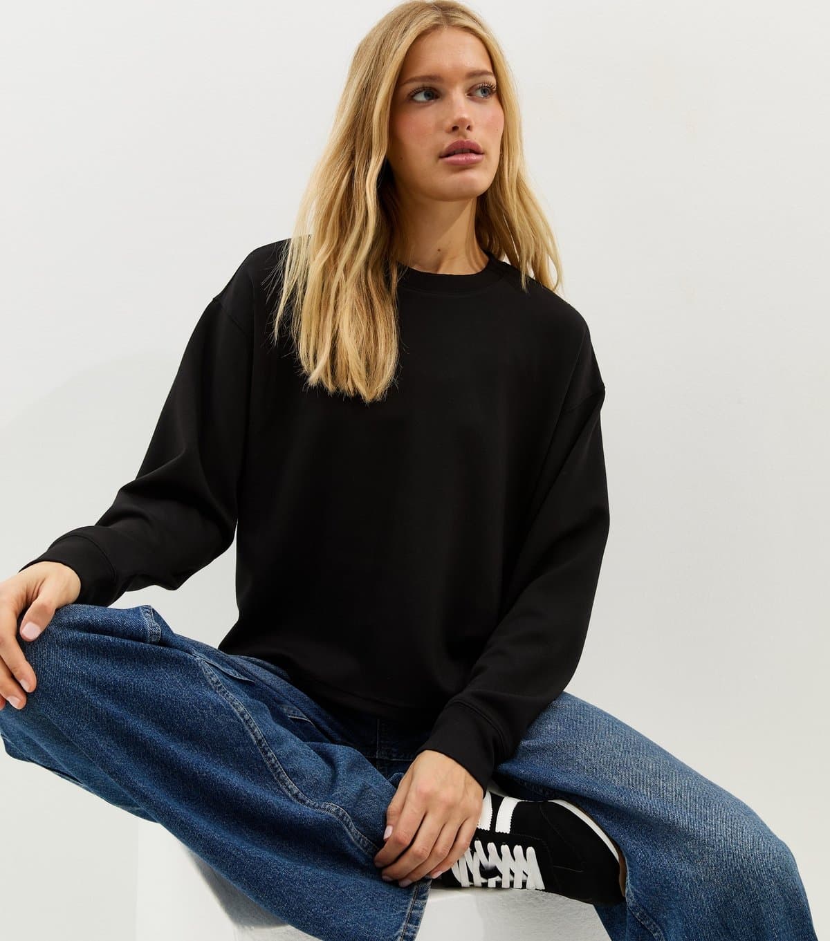 New Look Women's Premium Black Sweatshirt New Look