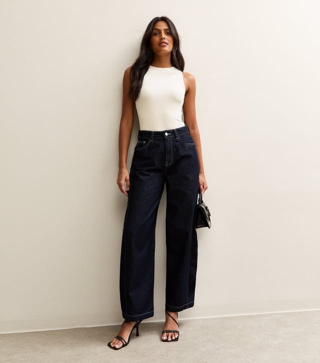 New Look Women's Off White Sleeveless Jersey Bodysuit New Look - 3