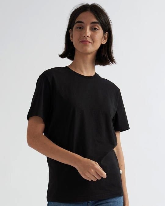 Alse Studio Alse Studio Men's 100% Premium BCI Cotton Men Crewneck Basic T-Shirt in Black - 2