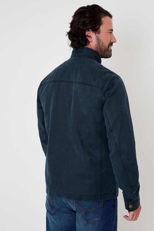 Saltwell Saltwell Men's Cotton Harrington Jacket in Navy - 2