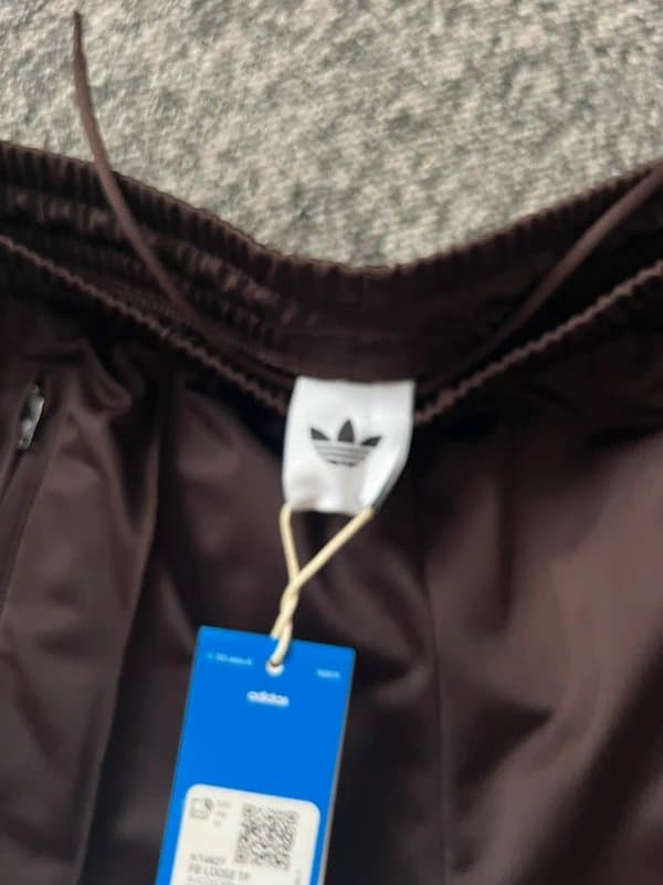 adidas Adidas loose firebird aurora brown and icey blue track bottoms