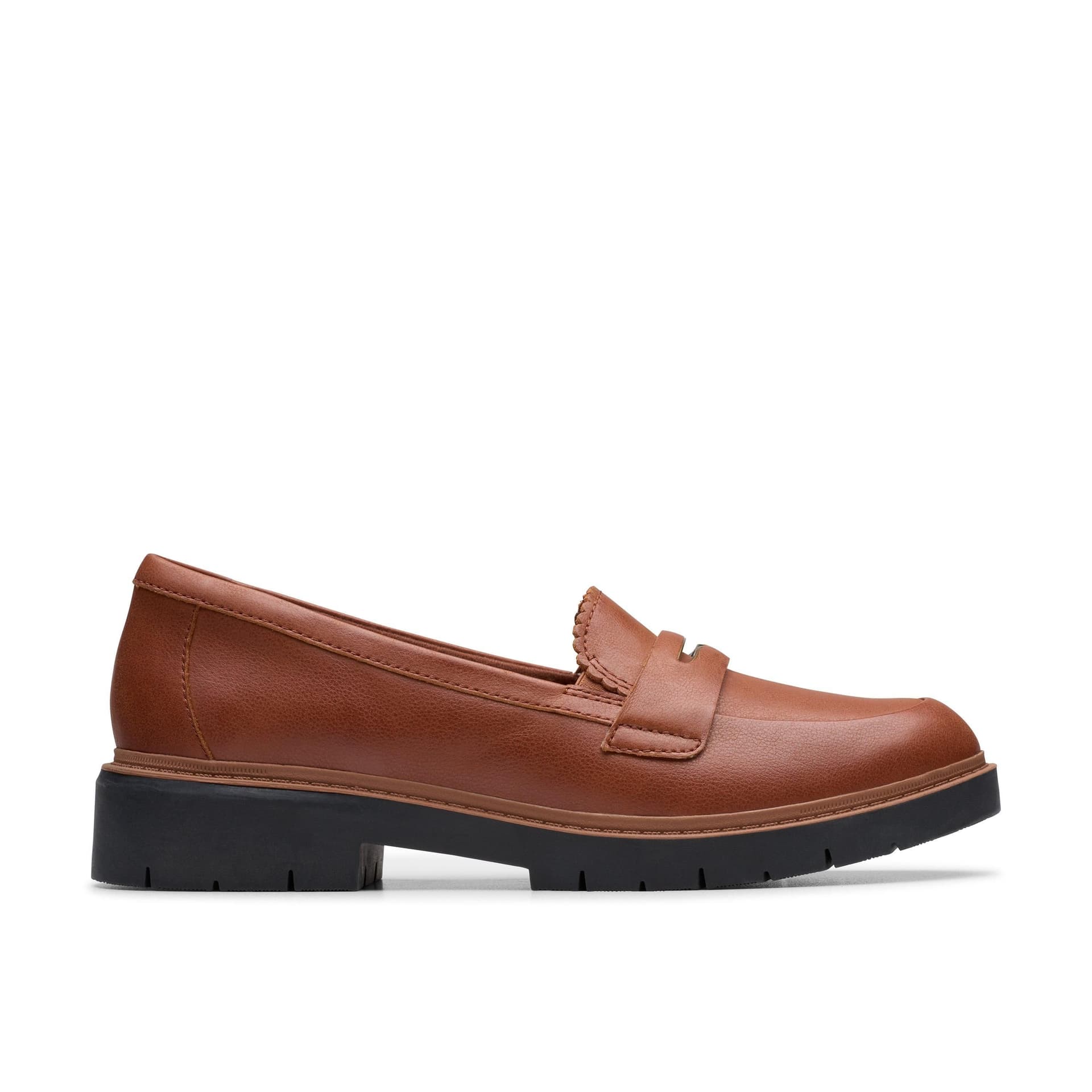 Clarks Clarks Brown Leather Loafers for Women