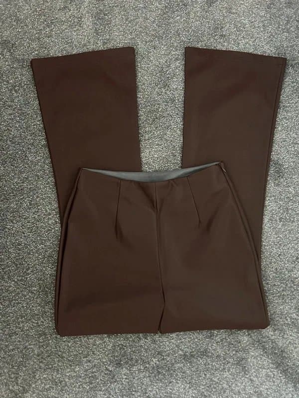 ASOS Brown leather looking trousers