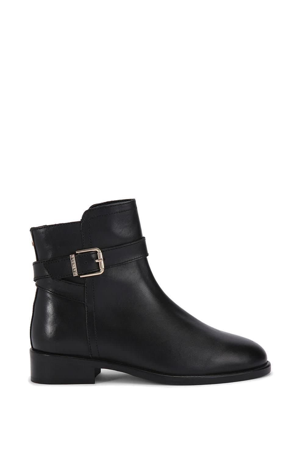 Carvela Carvela Women's 'Pienza Ankle Boot Wf' Leather Boots in Black