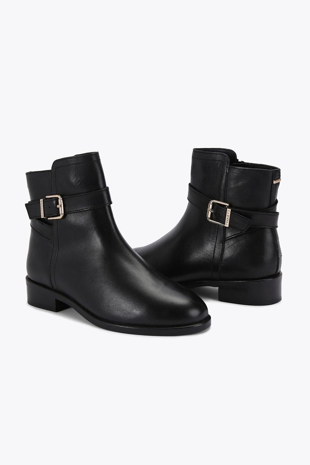 Carvela Carvela Women's 'Pienza Ankle Boot Wf' Leather Boots in Black - 4