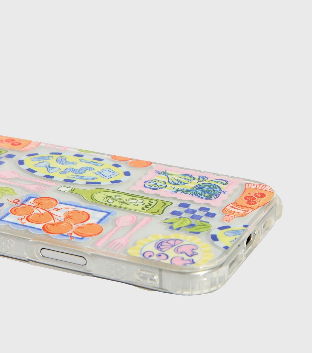 Skinnydip Green Patchwork Pasta Phone Case Skinnydip New Look - 3