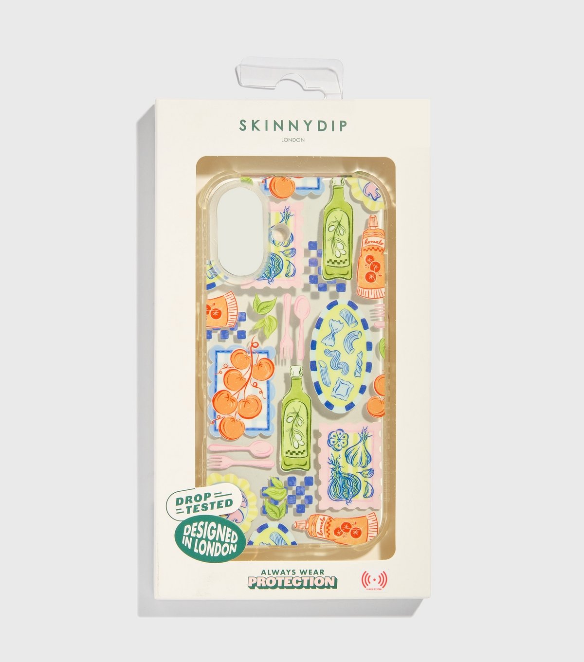Skinnydip Green Patchwork Pasta Phone Case Skinnydip New Look - 4