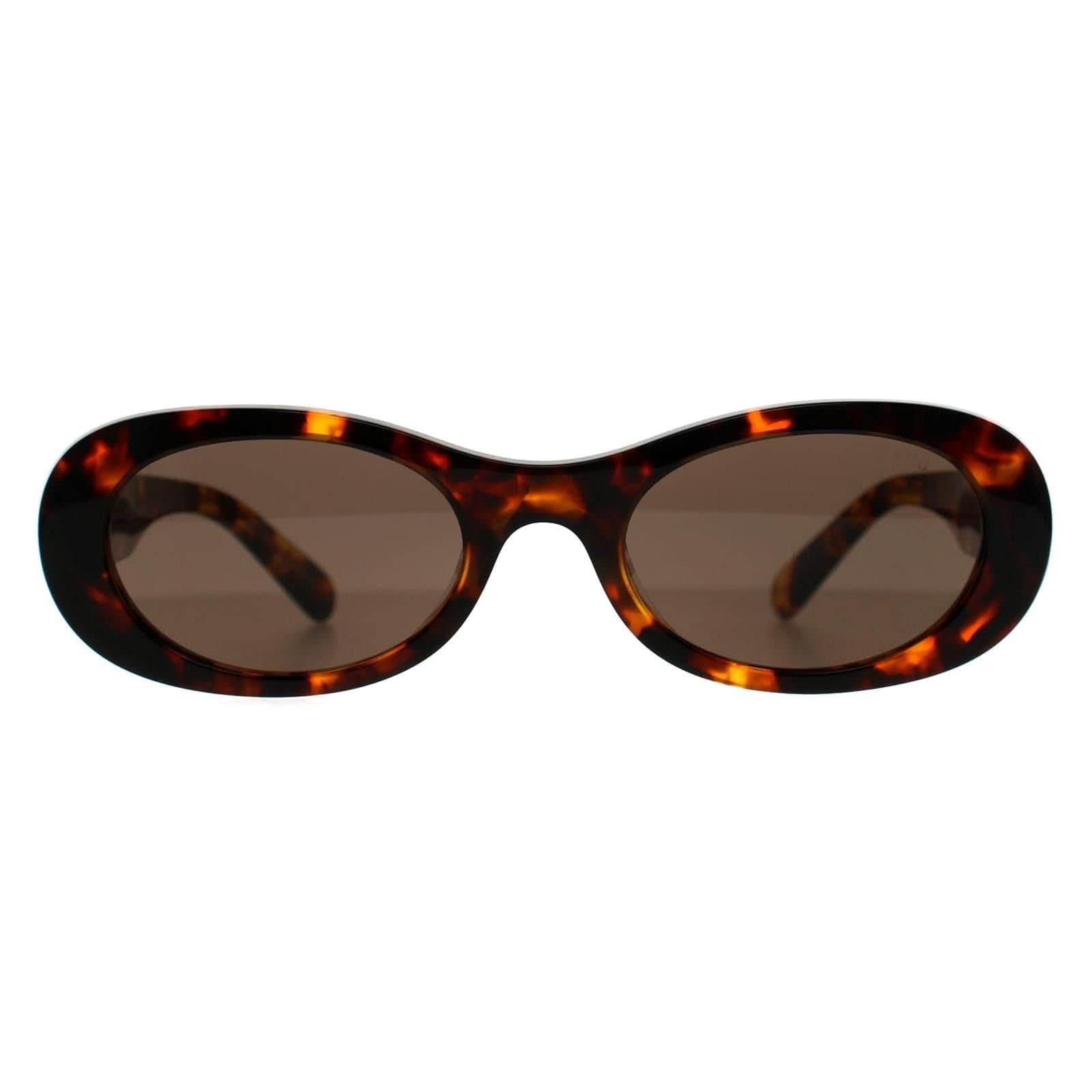 Miu Miu Miu Miu Women's Oval Havana Dark Brown MU06ZS