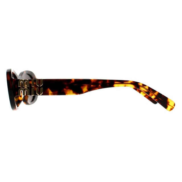 Miu Miu Miu Miu Women's Oval Havana Dark Brown MU06ZS - 3