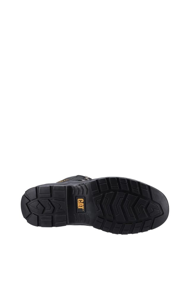 Caterpillar Caterpillar Men's 'Striver Mid S3' Leather Safety Boots in Black - 3