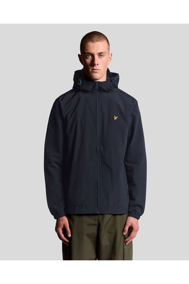 Lyle & Scott Lyle & Scott Men's Zip Through Hooded Jacket Dark Navy - 2