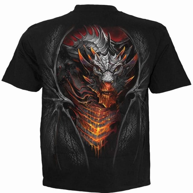 Spiral Spiral Men's DRACONIS - T-Shirt Black - 2