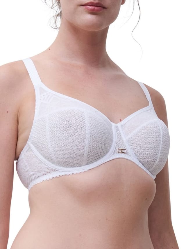 Chantelle Chantelle Women's Origins Covering Full Cup Bra in White - 3