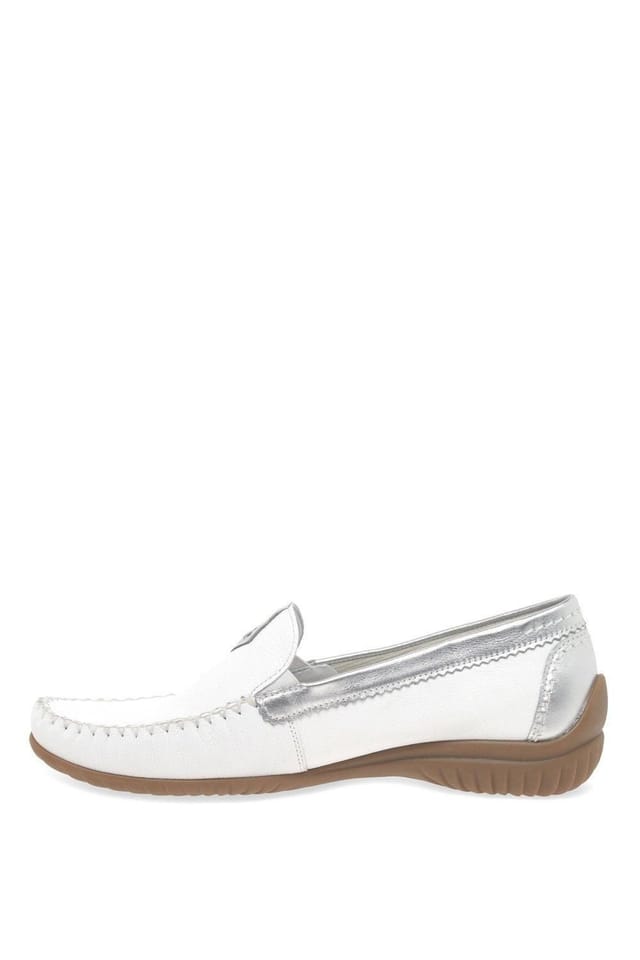 Gabor Gabor Women's 'California' Moccasins in White - 2