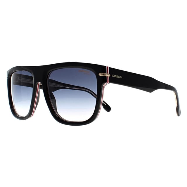 Carrera Carrera Men's Rectangle Black Gold Dark Blue Gradient 340/S - 2