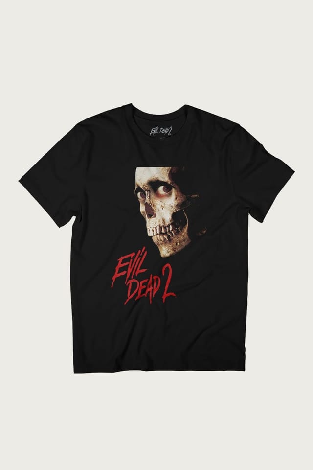 Evil Dead Evil Dead Men's Cinematic Skull T-Shirt in Black - 2