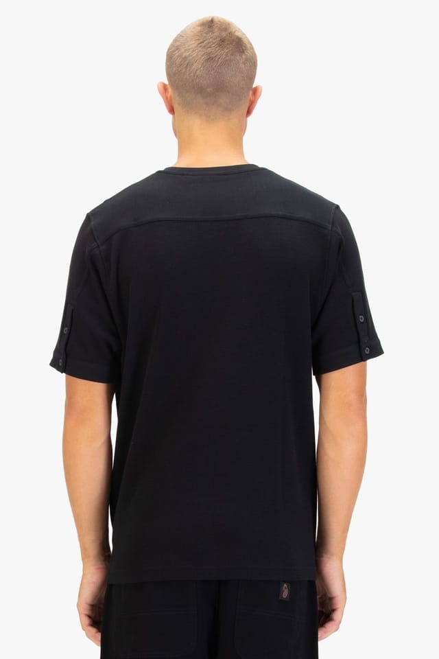 Luke 1977 Luke 1977 Men's Ellison Textured T-shirt in Black - 2