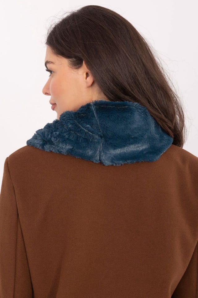 Love Lace Love Lace Women's Fluffy Faux Fur Infinity Scarf Neck Warmer Windproof Warm Comfort in Teal - 3