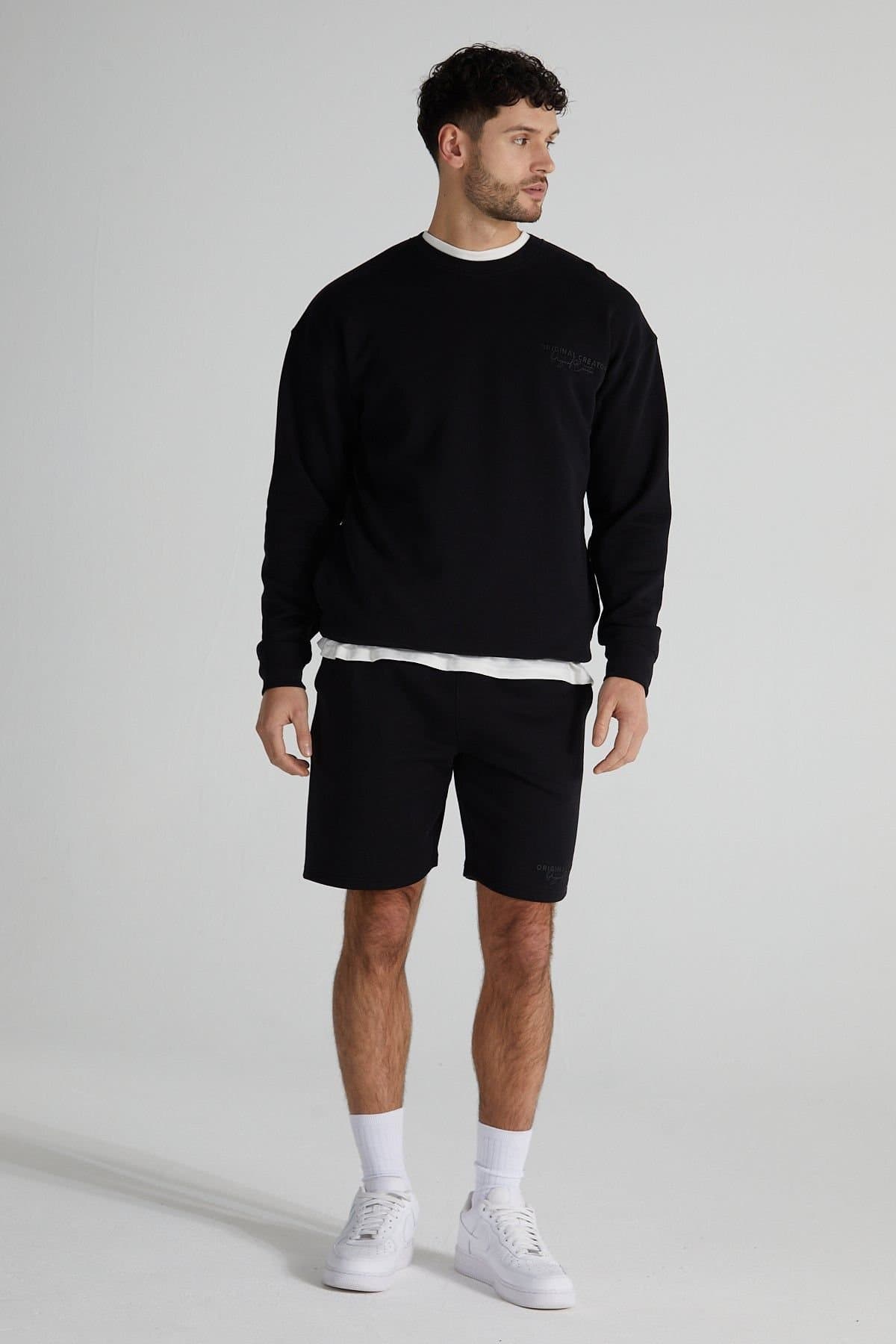 Original Creator Original Creator Men's Original Sweatshirt in Jet Black