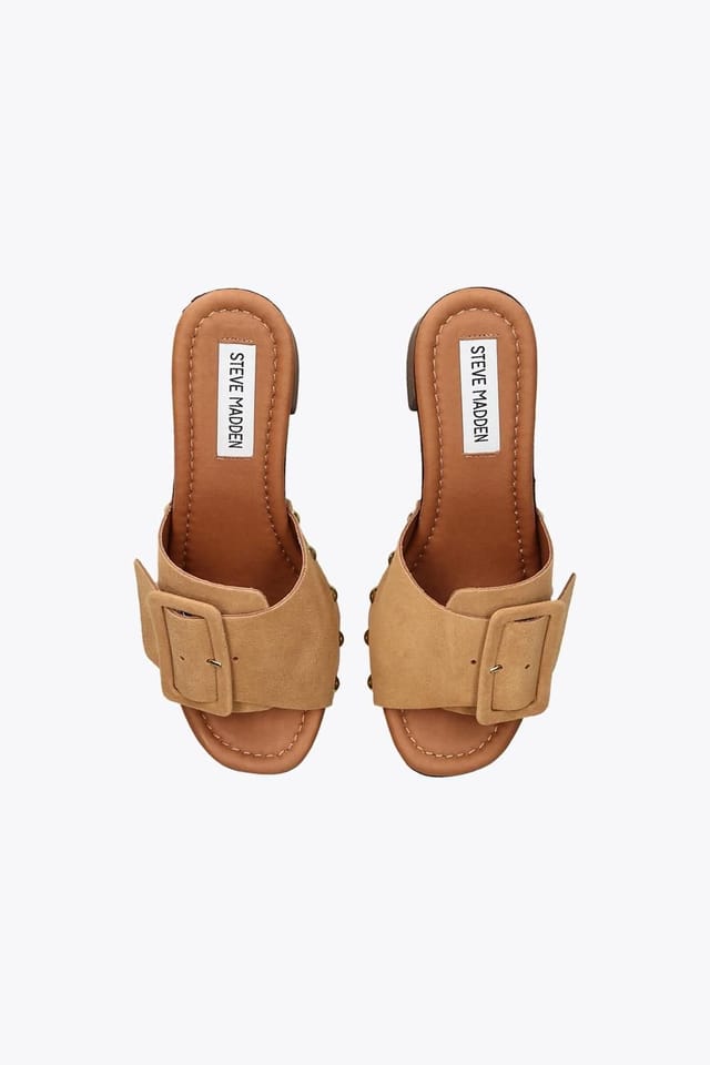 Steve Madden STEVE MADDEN Women's 'Marlena' Suede Sandals in Brown - 2